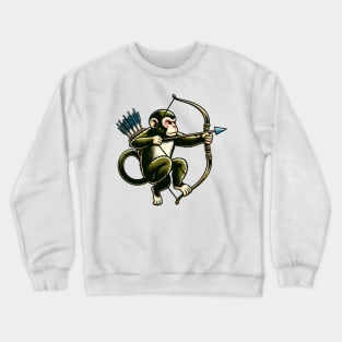 Hunting monkey Crewneck Sweatshirt